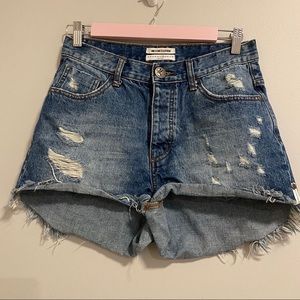 One teaspoon high waist Bonita jean shorts